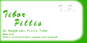 tibor pillis business card